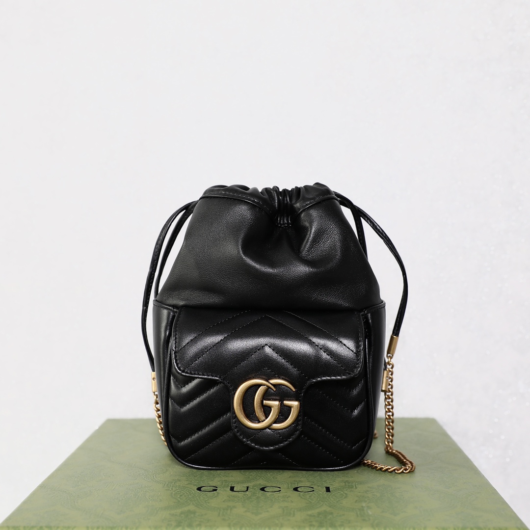 GUCCI GG 마몽 미니 버킷백 (746433)
