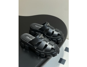 PRADA 모노리스 러버 뮬
