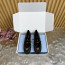 PRADA 크리스털 장식 스웨이드 발레리나