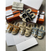 HERMES 퍼 슬리퍼